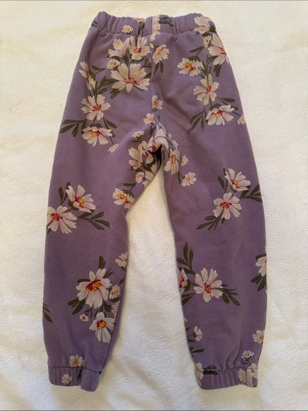 GAP Girls Purple Floral Jogger Set 4/5